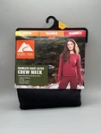 Ozark Trail Women's Seamless Base Layer Crew Neck Top Thermal Warmer Black New. Price: $15.95.