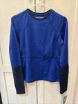 Spyder Women Blue Charger Crew Baselayer Thermal Shirt Xs Nwt New. Price: $16.00.