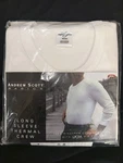 New Vintage 2001 Andrew Scott Long Sleeve Thermal Top White Medium 100 % Cotton. Price: $18.99.
