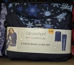 Climateright By Cuddl Duds Women 2-PIECE Base Layer Top And Legging Set Size New. Price: $15.00.