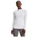 Under Armour Authentics Mock Neck Top - Women's Large White/black New. Price: $39.99.