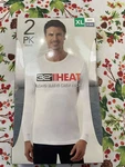 32 Degrees Heat Men's 2-PACK Long Sleeve Crew Neck Tee, White/ht. Blue, Xl New!. Price: $22.00.