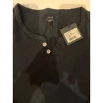 Joe's Jeans Xxxl Black Long Sleeve Henley Shirt Nwt (brand New W/tags). Price: $17.00.