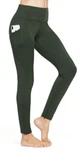 Baleaf Women's Olive Green Thermal Fleece Lined Pocketed Leggings Sz Small Pre-owned. Price: $25.00.