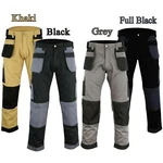 Men's Black Work Trouser With Knee Pad Holster Pocket Grey Cargo Pant Ykk Zip New. Price: $26.72.