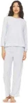 Bearpaw Women's Long Sleeve Pullover Top With Pants, 2-PIECE Pajama Set Gray Pre-owned. Price: $24.00.