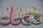 New Cuddl Duds 2 Pk Plushfill Slipper Socks Pink White & Unicorn Women's Sz 4-10. Price: $19.99.