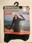 New Climate Right Cuddl Duds Base Layer Plush Frigid Warmth Crew Black Xs Nwt S2. Price: $12.97.
