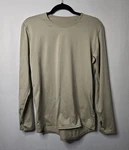 Polarmax Base Layer Long Sleeve Shirt Lightweight Thermal Olive Green Pre-owned. Price: $14.00.