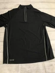 Russell Dri-power 360 Pullover Mens Medium Black Long Sleeve 1/4 Zip Top Pre-owned. Price: $15.99.