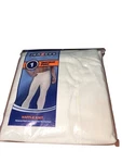 New Sealed Jerzees Men's Waffle Knit Comfort Thermal Pants White Size Lg. Price: $11.59.