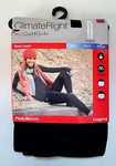 Climate Right Cuddl Duds Womens Xs Leggings Plush Warmth Black Frigid Base Layer New. Price: $14.98.