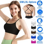Women Sport Bras Sexy Fitness Tank Tops W/pad For Gym Yoga Workout Running New. Price: $15.59.