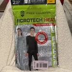 Unisex Free Country Kids 2-PIECE Base Layer Set Small 5/6 New Anti-odor Gray. Price: $11.99.