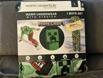 Boys Cuddl Duds Minecraft Thermal Underwear Set Warm Essentials Size Large Nwt New. Price: $12.88.