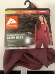 Ozark Trail Women's Size Small Warmer Seamless Base Layer Crew Neck Wild Ginger New. Price: $7.94.