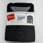 Hanes Originals Men's Reversible Thermal Crew Top Black L/g New. Price: $8.97.