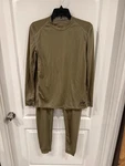 Xgo Men's Thermal Top And Bottom Set Olive, Small/medium New. Price: $20.00.