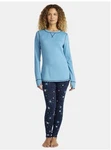 2-PIECE Climateright Cuddl Duds Women Base Layer Top Leggings Navy Galaxy New. Price: $22.95.