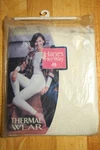 Vtg Hanes Way 1996 Ladies White Thermal Bottom/size Small/new/nos. Price: $12.00.