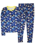 Cuddl Duds Boys Blue & Yellow Sonic Thermal Underwear Long Johns Large 10-12 New. Price: $24.99.