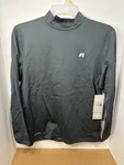 Russell Men's Therma Force Mock Neck Top Dri Power Grey Stone/black L42/44 New. Price: $8.00.