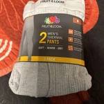 Fruit Of Loom Thermal Pant Bottom Base Layer Long John Gray Waffle 2-PACK New. Price: $5.24.