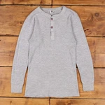 Vintage Hanes Waffle Thermal T-shirt Mens 90S Grey Cotton Polyester Henley Pre-owned. Price: $40.88.