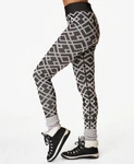 New Sweaty Betty Ski Base Layer Leggings SB6220 - Black Geo Jacquard Xl. Price: $89.99.