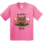 Inktastic Happy Groundhog Day- Cute Youth T-shirt Fun Celebrate Family Holiday New. Price: $18.99.