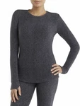 Climateright Top Women's Size Black Stretch Fleece Warm Underwear --I7- New. Price: $13.99.