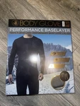 Body Glove Performance Mens Size Medium Charcoal Fleece Lined Base Layer 2 Piece New. Price: $28.89.