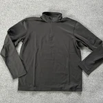 Refrigiwear Shirt Mens Small Black Base Layer Quarter 1/4 Zip Stretch Top New. Price: $27.19.