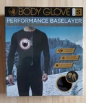 New Body Glove Thermal Fleece Top Bottom Long Johns 2 Pc Set Black Size Small. Price: $32.99.