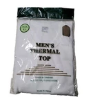 Britana Mens Xl Thermal Top Underwear White Warm Comfort 65% Cotton 35% Poly New. Price: $11.33.