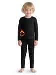 Vzv 2T-6Y Toddler Thermal Set Underwear For Kids Fleece 4T, Black New. Price: $35.94.
