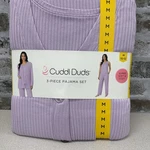 Cuddl Duds Lilac 3PC Lounge Set Soft Knit Pj Cardigan Tank Top Pants Sz M New. Price: $34.00.