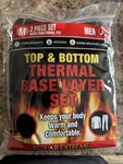 Polar Extreme Top & Bottom Thermal Base Layer Set Mens Medium New. Price: $18.99.