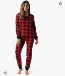 #followme 2 Piece Base Layer Thermal Underwear Set For Women Red Black Small New. Price: $7.49.