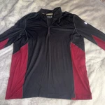 Smartwool Merino Baselayer 1/4 Zip Top Shirt Mens Xl Red Black Thermal Pre-owned. Price: $45.00.