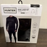 Hunter Men's Base Layer Set Long Sleeve Crew Shirt & Pants Size Blk. New. Price: $20.89.