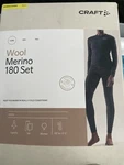 Craft Wool Merino 180 Set Top&bottom Skioutdoor Functional Underwear Sz Women New. Price: $89.99.