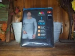 Fruit Of Loom Mens Thermal Crew Shirt Size Medium Black Long Sleeve Underwea New. Price: $14.99.