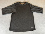 Omni Wool Shirt Mens Large Gray Long Sleeve Crew Base Layer Thermal Performance Pre-owned. Price: $24.99.