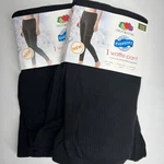 Fruit The Loom Waffle Pant Eversoft Women's 2PK X-large (16-18) Black. New. Price: $13.58.