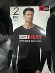 32 Heat Long Sleeve Crew Neck For Men New. Price: $20.00.