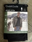 Cuddl Duds Mens Baselayer Performance Black Medium Weight Size Xxl New. Price: $13.00.