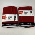 Hanes Originals Men's Thermal Tagless Pant Red Xl/xg Cotton Polyester 2 Pack New. Price: $23.95.