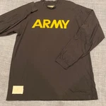 Dri-duke Apfu Army Long Sleeve T-shirt Black Yellow Large RN61263 Made In Pre-owned. Price: $17.50.