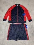 Starter Men's Xl Navy Red Colorblock Tracksuit Set Full Zip Jacket Pants Size New. Price: $85.00.